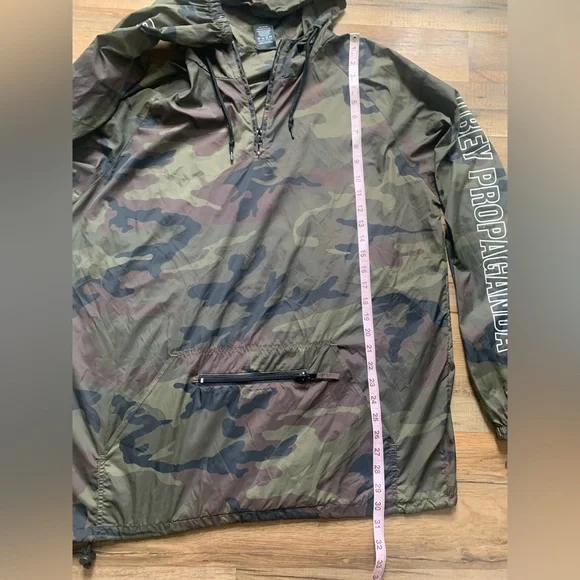 Obey  Propaganda Nylon Hooded Pullover Jacket ASOS - Picture 10 of 16